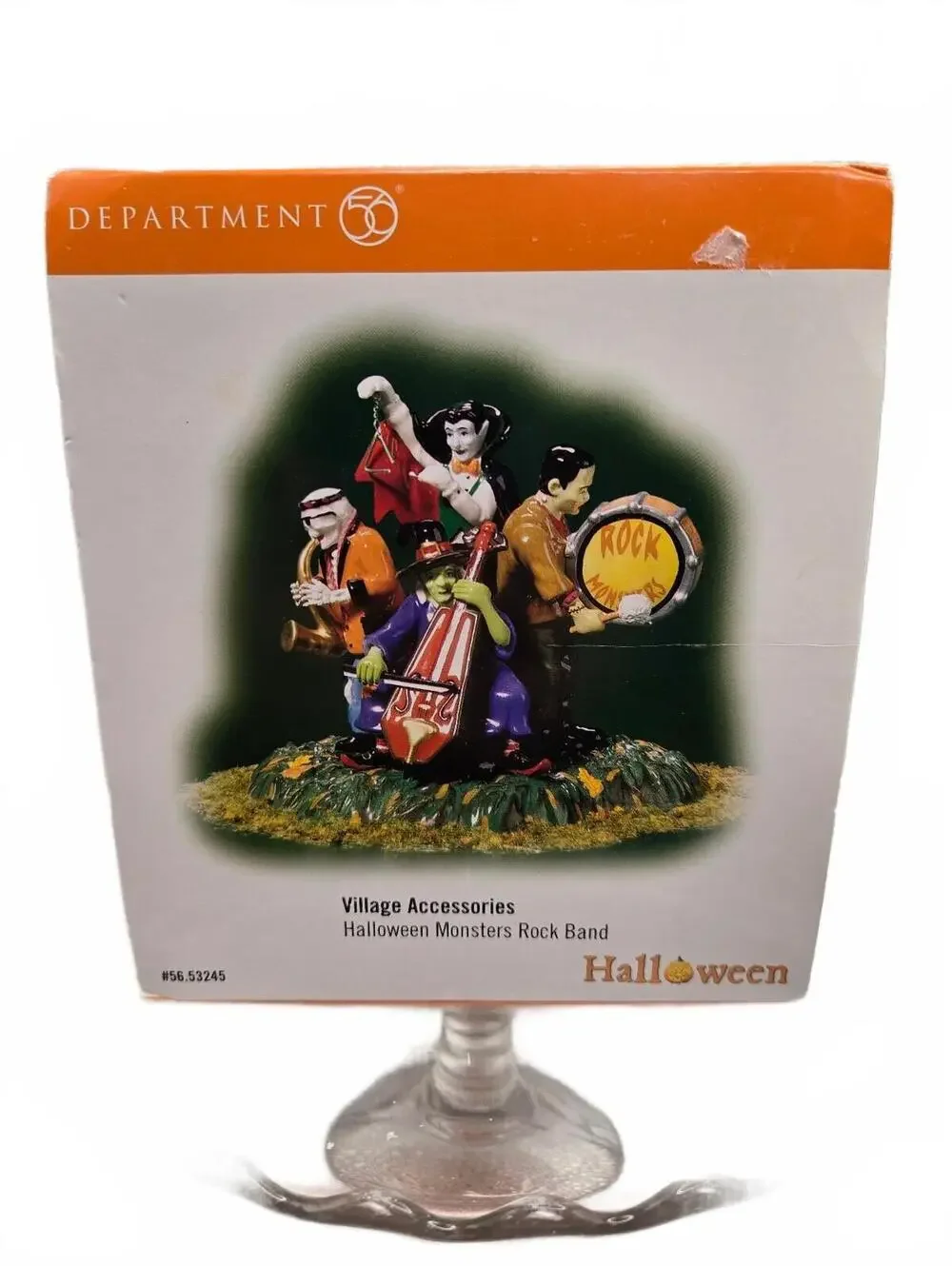 Dept 56 Halloween Snow Village Accessories Monsters Rock Band 53245 hallmark